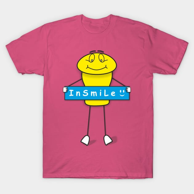 Touching smiley T-Shirt by Evgeniya